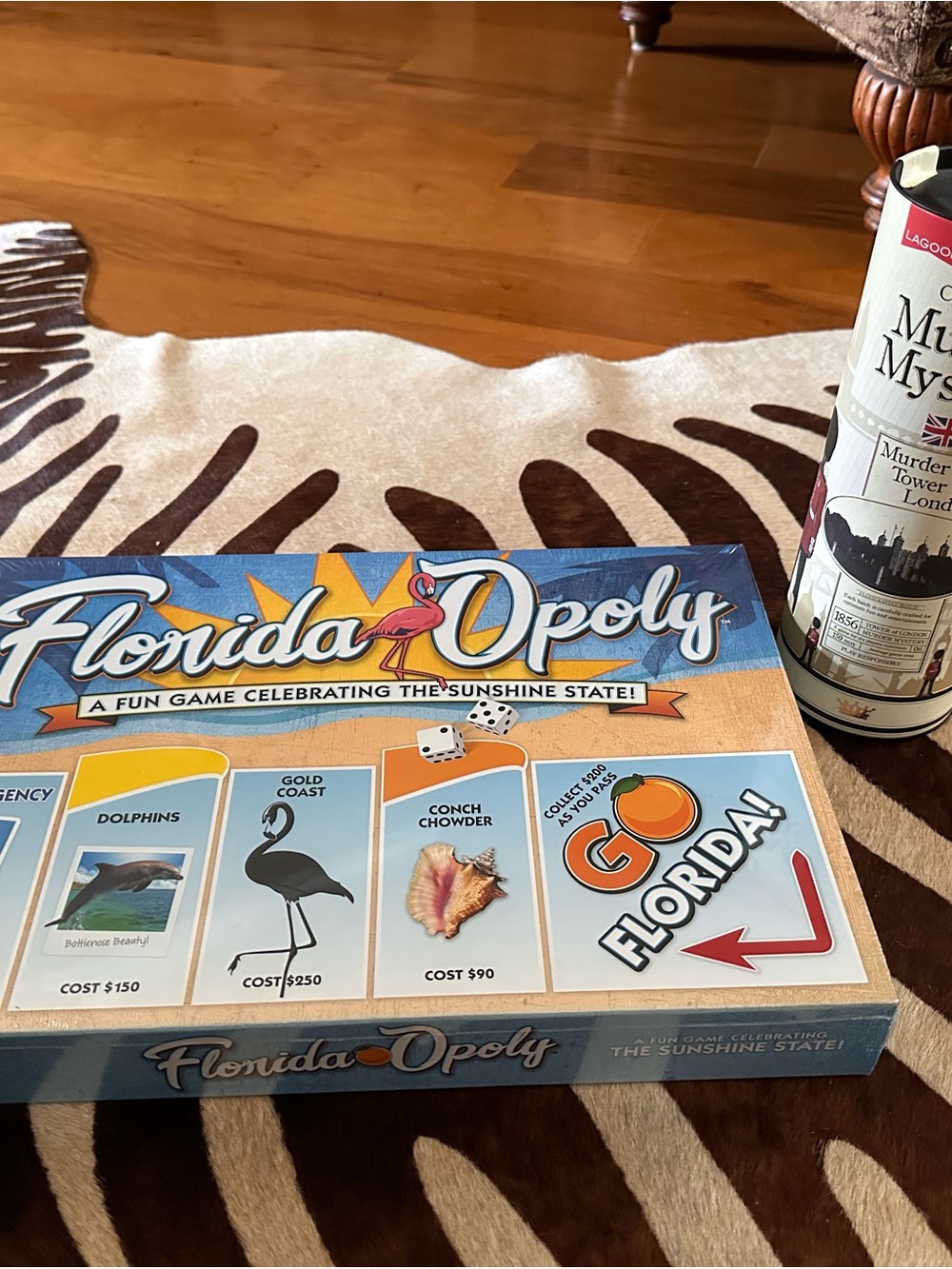 Family Game Night! Florida-Opoly Board Game - & Murder Mystery both unopened!!